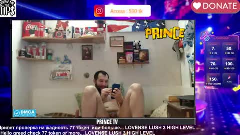 BISEXPRINCE777 online show from 07.01.26