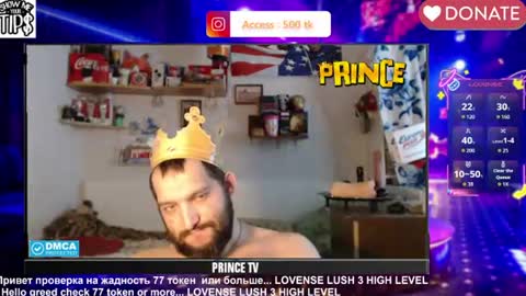 BISEXPRINCE777 online show from 07.03.26