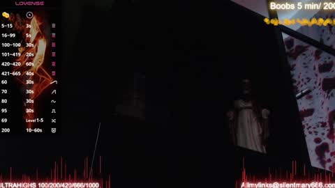 Allmylinkssilentmary666 online show from 10.30.25