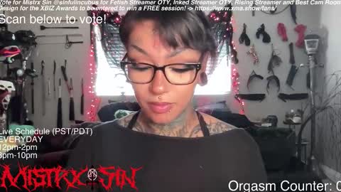 Mistrx Sin online show from 03.06.26