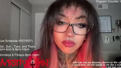 Mistrx Sin online show from 06.25.26