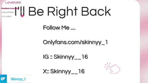 Skinnyy   online show from 05.14.26