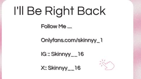 Skinnyy   online show from 06.11.26