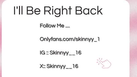 Skinnyy   online show from 06.15.26