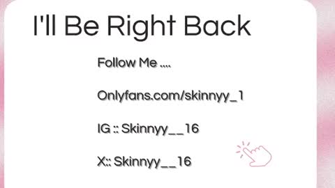 Skinnyy   online show from 07.13.26