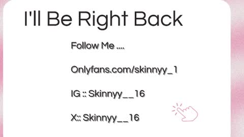 Skinnyy   online show from 07.14.26