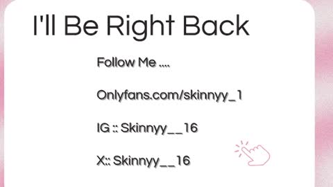 Skinnyy   online show from 07.22.26