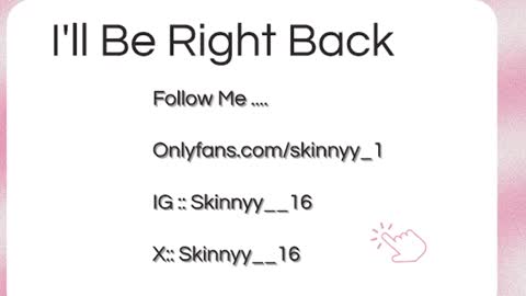 Skinnyy   online show from 07.29.26