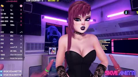 Snapshot of skyeanette chatting on 04.24.26 SkyeAnette online show from 04.24.26