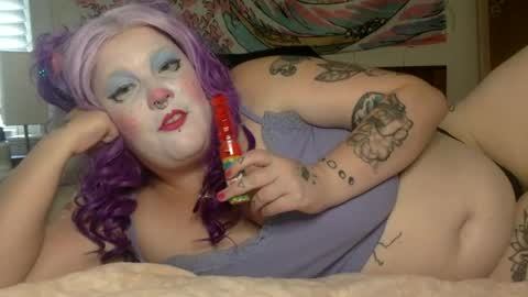 Snapshot of sprinklestheclowngirl chatting on 07.08.26 Sprinkles the Clown Girl online show from 07.08.26