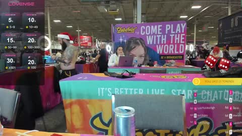 Snapshot of sweetlikestrawberrywine chatting on 12.07.24 Strawberry Wine online show from 12.07.24