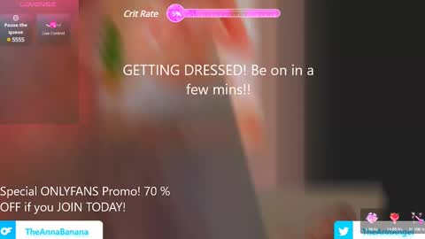 Anna Banana AKA Ann Angel online show from 02.12.25