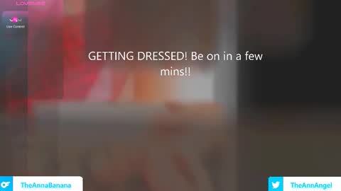 Anna Banana AKA Ann Angel online show from 10.23.25