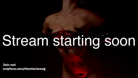 Snapshot of thecherie chatting on 02.21.26 Cherie online show from 02.21.26