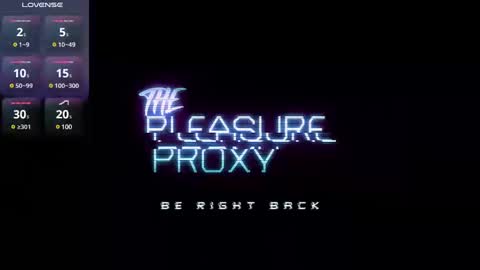 The Pleasure Proxy online show from 01.07.25
