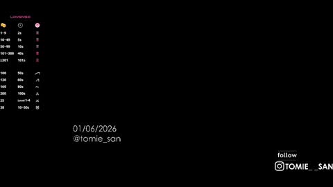  Tomie  online show from 06.01.26
