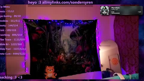 Snapshot of tricky_nymph chatting on 05.26.26 Cassie online show from 05.26.26