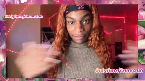 Snapshot of tsmoziah chatting on 10.23.25 tsmoziah online show from 10.23.25