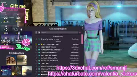 Snapshot of valentia_vickers chatting on 04.20.26 Valentia online show from 04.20.26