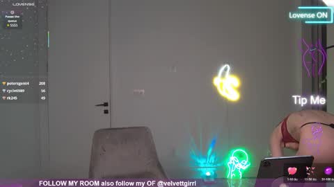 VelvetTGirl online show from 04.08.26