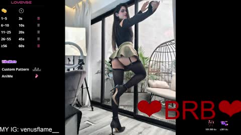 Snapshot of venus_flame chatting on 03.31.26 VENUS online show from 03.31.26