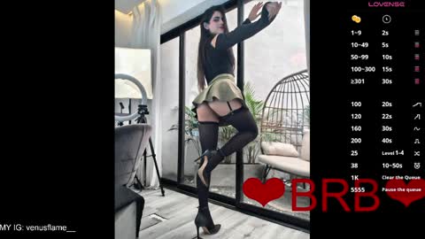 Snapshot of venus_flame chatting on 04.04.26 VENUS online show from 04.04.26