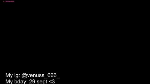 Snapshot of venussx_x chatting on 09.15.25   Venus  MY BDAY 29 SEPT online show from 09.15.25