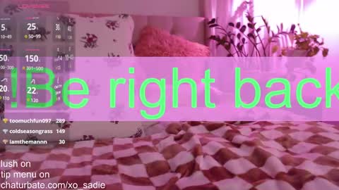 Snapshot of xo_sadie chatting on 12.30.24 Xo Sadie online show from 12.30.24