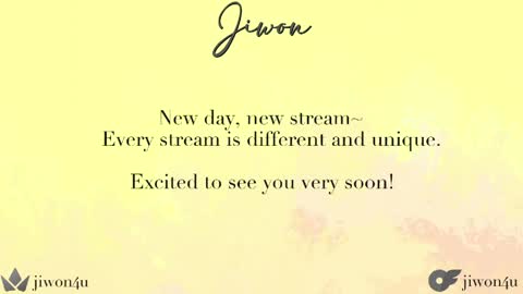 Snapshot of yourlovelykgirlfriend chatting on 05.25.26 J i w o n online show from 05.25.26