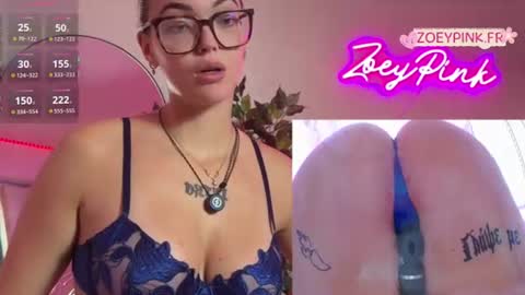 Snapshot of zoeythepinkmask chatting on 06.28.26 Zoey online show from 06.28.26