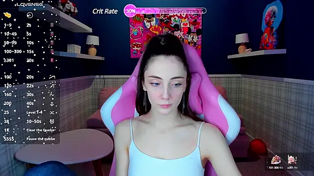 Snapshot of Lexi_Split chatting on 03.18.25 Lexi Split online show from 03.18.25