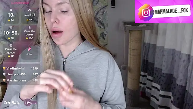 Marmalade Fox online show from 03.20.26