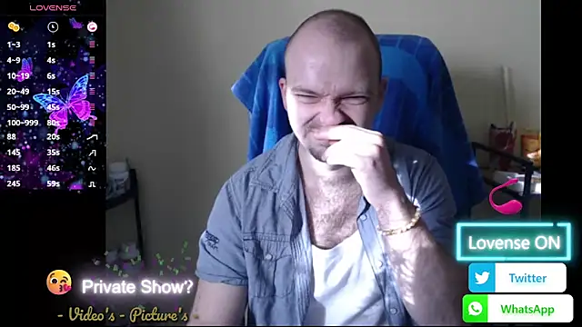 RealManHaveHairy online show from 03.23.26