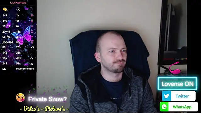 RealManHaveHairy online show from 05.18.26