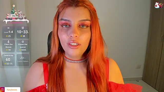 Snapshot of Fieryfenixx chatting on 12.24.24 Fieryfenixx online show from 12.24.24