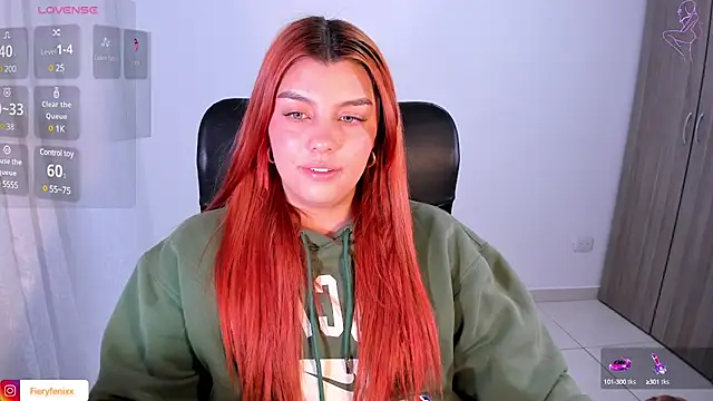 Snapshot of Fieryfenixx chatting on 01.30.25 Fieryfenixx online show from 01.30.25