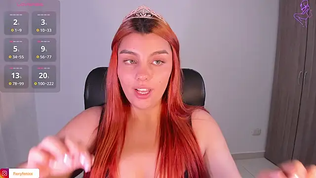 Snapshot of Fieryfenixx chatting on 02.02.25 Fieryfenixx online show from 02.02.25