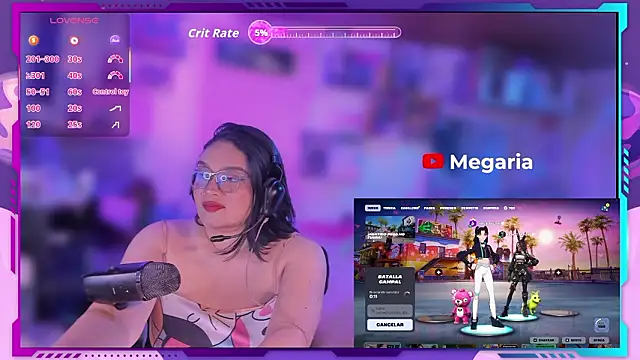 MegariaB online show from 02.23.26