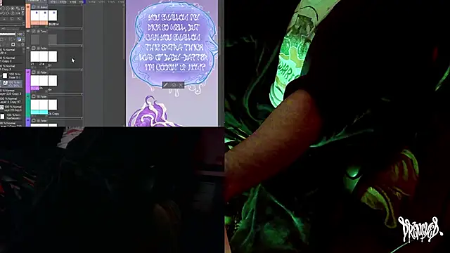 DrenchedArt online show from 10.15.25