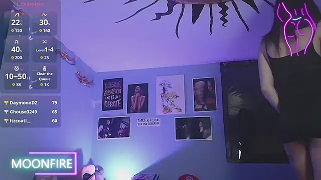 moonfiredancer online show from 01.13.25