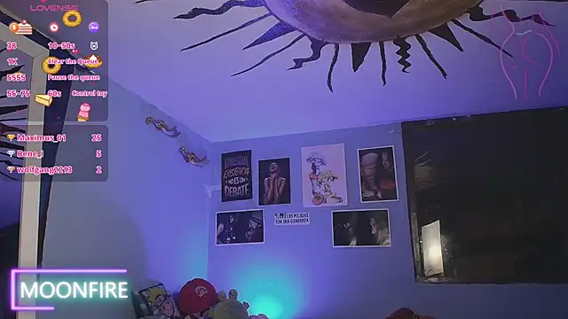 moonfiredancer online show from 01.22.25