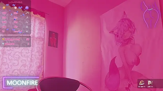 moonfiredancer online show from 02.28.25