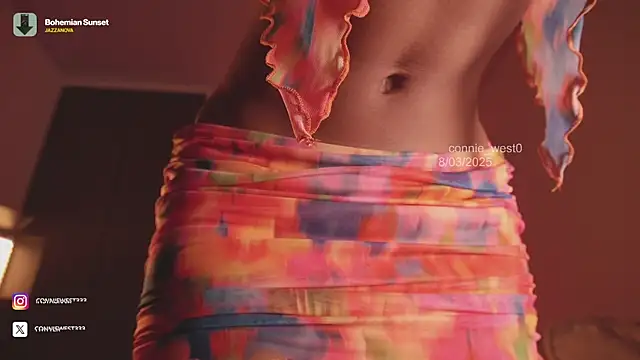 Snapshot of connie_west0 chatting on 03.08.25 connie west0 online show from 03.08.25
