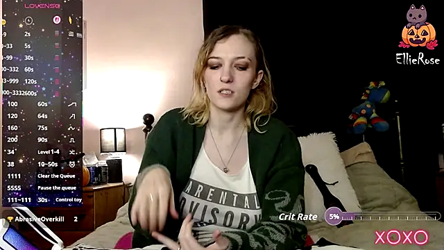 EllieeRose online show from 11.24.25