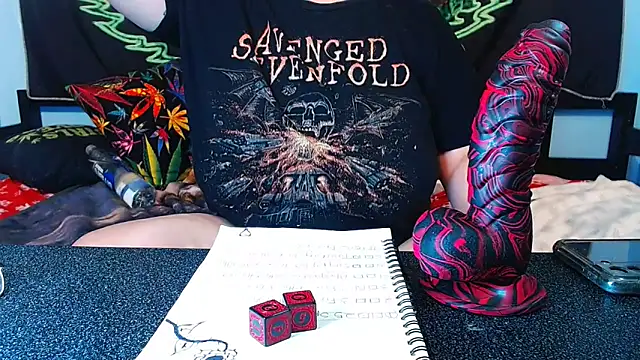 Snapshot of Chloenightmare chatting on 03.17.25 Chloenightmare online show from 03.17.25