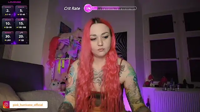 PinkHurricaneOfficial online show from 02.07.25