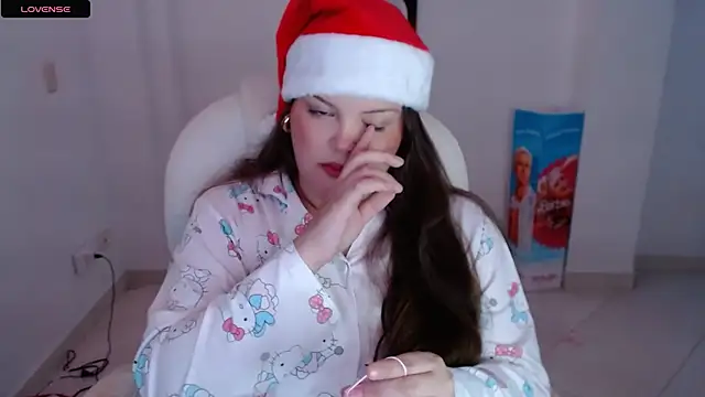 Snapshot of Gabiwaifu chatting on 12.24.24 Gabiwaifu online show from 12.24.24