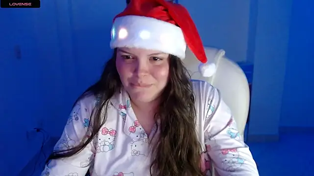 Snapshot of Gabiwaifu chatting on 12.25.24 Gabiwaifu online show from 12.25.24