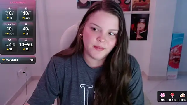 Snapshot of Gabiwaifu chatting on 01.02.25 Gabiwaifu online show from 01.02.25