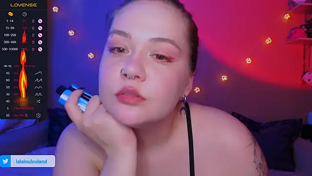 Snapshot of lala_loulou_land chatting on 10.10.25 lala loulou land online show from 10.10.25
